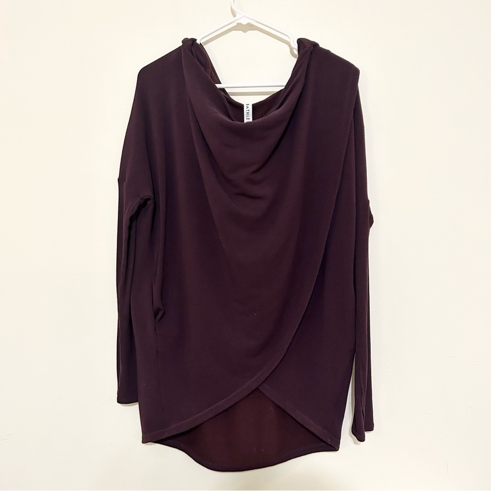 Athleta Purana Wrap Sweatshirt Women’s Small Purple